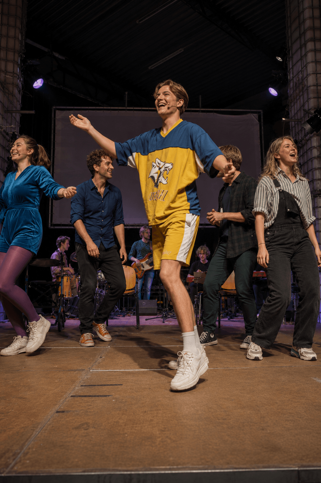 Theatervoorstelling tijdens een Helden-evenement