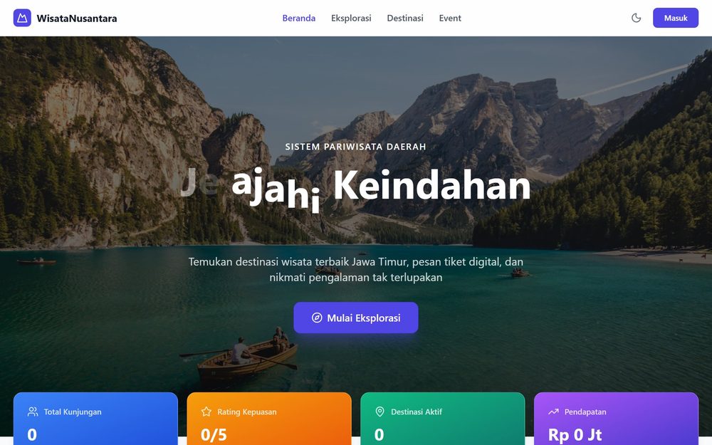 Helden 72 Resultaten 5 WisataNusantara, startpagina van de regionale toerisme-app